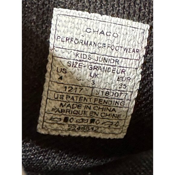 Youth 4 Chaco Outcross 2 Black Grey Athletic Water Shoes - Picture 9 of 9